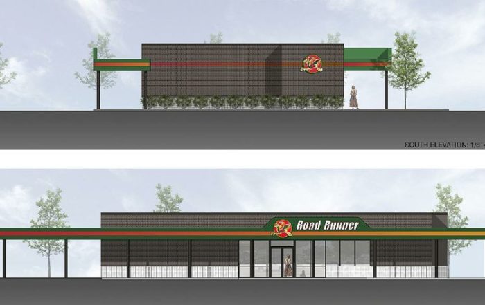 Road Runner Re-Designed Building